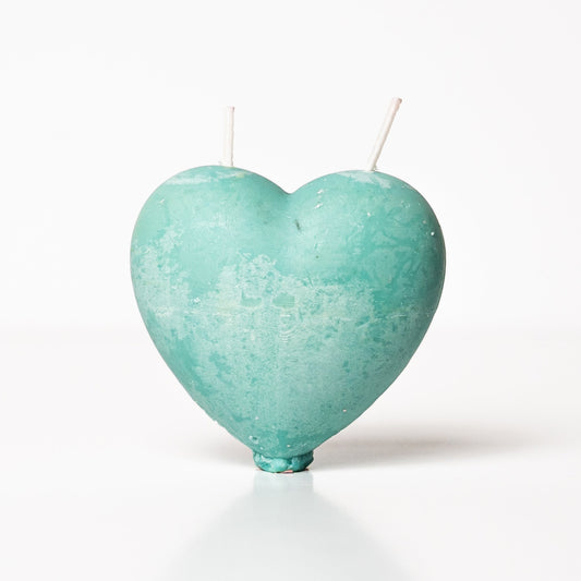 Green Heart Candle